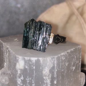 Handmade Tourmaline crystal ring